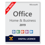MS Office Home & Business 2019 for MAC Bind Lifetime License Instant Delivery